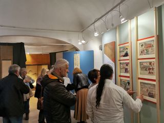 Visitatori al museo moncalvese