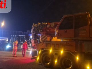 Alcune immagini dell'incidente