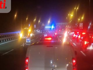 Alcune immagini dell'incidente