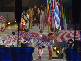 Sbandieratori a Torino 2006