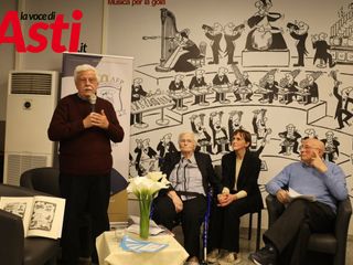 La famiglia Fassi con il direttore di Astigiani Sergio Miravalle - Ph. Merfephoto - Efrem Zanchettin