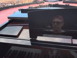 Un'immagine emblematica del concerto