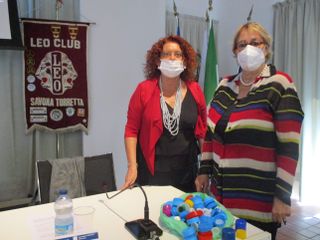 La dottoressa Pistone con la Governatrice del Distretto Lions  Dottoressa Senia Seno