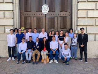 La 4Ab con il preside