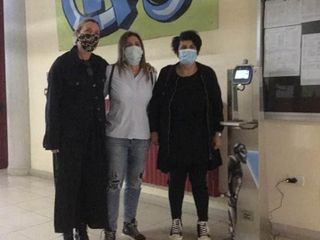 Consegna all'istituto Artom