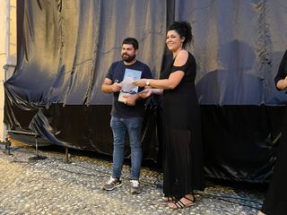 Dana Caresio, premiata come miglior attrice