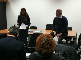 Un momento della conferenza stampa