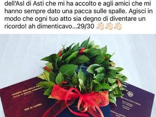 Il post relativo la conclusione del Master