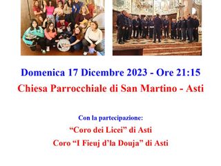 La locandina del concerto