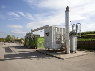 Motore biogas in discarica