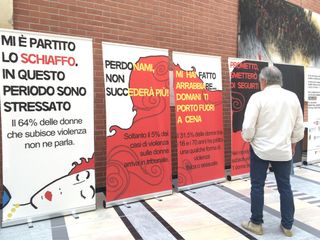 Uno scorcio della mostra al Massaia