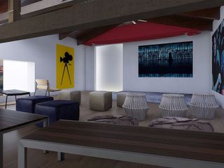 I render: la Sala Cinema