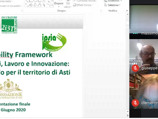 Un momento della presentazione finale del progetto