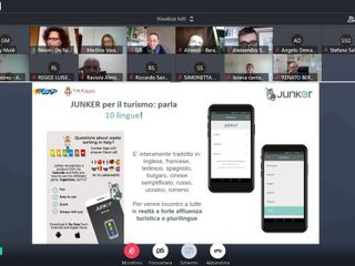 Un momento della conferenza stampa, svoltasi in modalità telematica