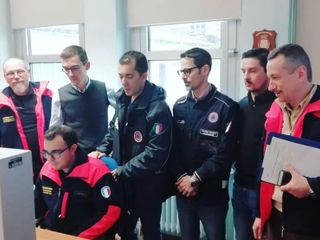 L'assessore Gabusi e il presidente della Provincia Paolo Lanfranco