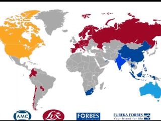 La distribuzione nei continenti