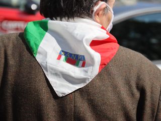 Il presidente della sezione astigiana dell'ANPI Paolo Monticone (foto di Efrem Zanchettin)