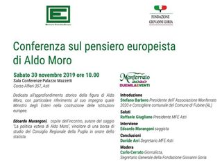 La locandina dell'evento del 30 novembre