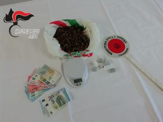 Lo stupefacente posto sotto sequestro
