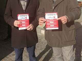l'assessore regionale Giorgio Ferrero con il giornalista e consigliere comunale Beppe Rovera