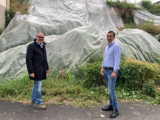 Il sindaco Cavallero con l'assessore Gabusi