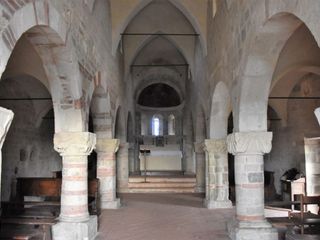 L'interno della chiesa di San Secondo
