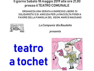 La locandina della serata teatrale costigliolese
