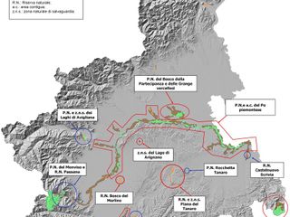 La Mappa delle aree protette piemontesi