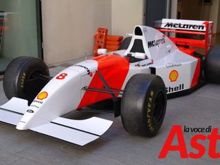 Altre due immagini della McLaren, tra le auto che verranno esposte a Palazzo Mazzetti