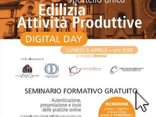 La locandina del &quot;corso virtuale&quot; di lunedì