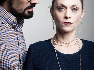 Due dei protagonisti dello spettacolo (foto di Laila Pozzo)
