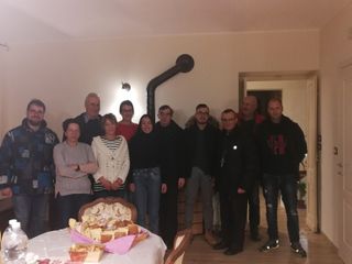 Il vescovo a Casa Amalia Il vescovo a Casa Amalia