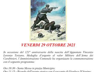 La locandina della cerimonia