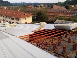 Danni alla chiesa di Castelnuovo Don Bosco Danni alla chiesa di Castelnuovo Don Bosco