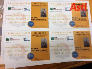 Il biglietto di ingresso alla mostra