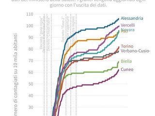 Il grafico mostrato dal dottor Messori Ioli