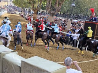 La seconda batteria al Palio di Asti