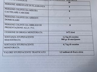 I numeri dell'operazione