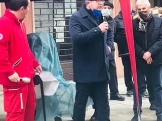 Il presidente provinciale CRI Stefano Robino