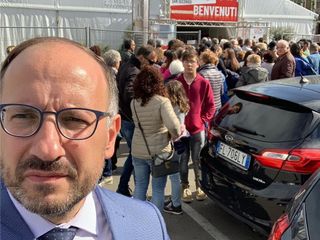 Il sindaco Rasero ieri alla Fiera
