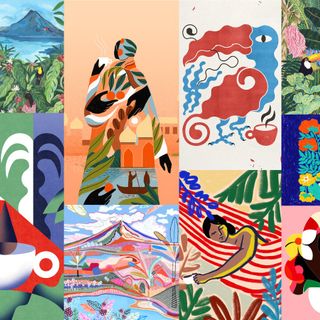 9  manifesti per celebrare ILLY AWARD 2023
