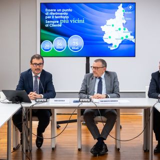 Da sinistra, Cazzullo, Cornaglia e Stra