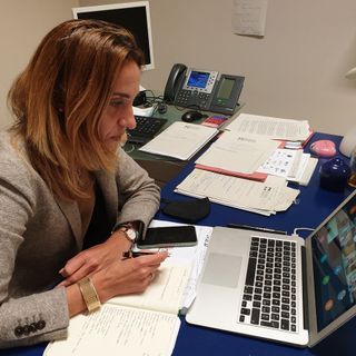 L'assessore Chiorino durante la videoconferenza di oggi