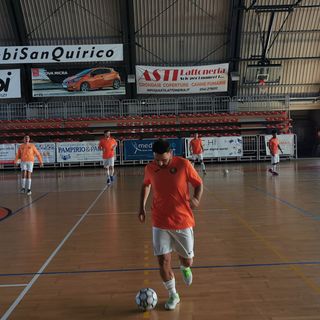 Allenamento dell'Orange Futsal Asti