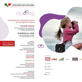 Secondo incontro del ciclo &quot;I martedì visionari&quot; martedì 18 sui canali social della Fondazione Goria