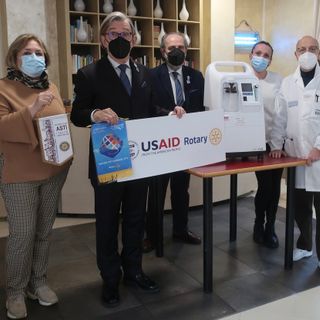 Concentratori di ossigeno a quattro RSA della provincia, grazie a un service della Fondazione Rotary e USAID