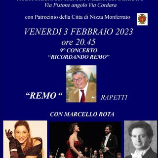 La locandina del concerto