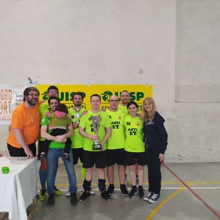La premiazione con il Responsabile nazionale UISP PLV Hit Ball Francesco Mongiovì e del Delegato CONI Point di Asti Lavinia Saracco