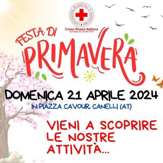 Alla festa di primavera di Canelli anche le attività della Croce rossa