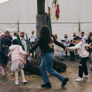 Un momento della festa
